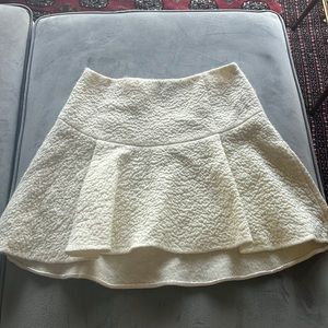 Rachel Zoe thick white skirt